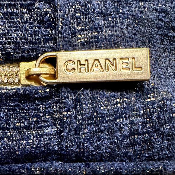 NIB CHANEL HOLIDAY START STAY FRESH SET. Blue Cosmetic Bag, boxed Cleanser+Toner - Picture 6 of 8